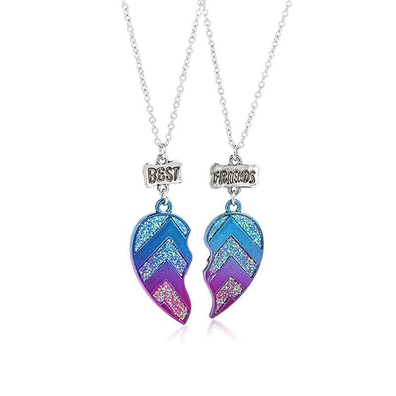 Collares de corazón de los mejores amigos al por mayor